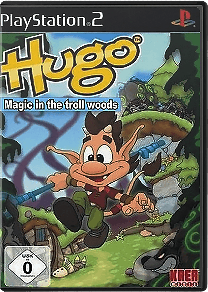 Hugo: Magic in the Trollwoods box art for Playstation 2